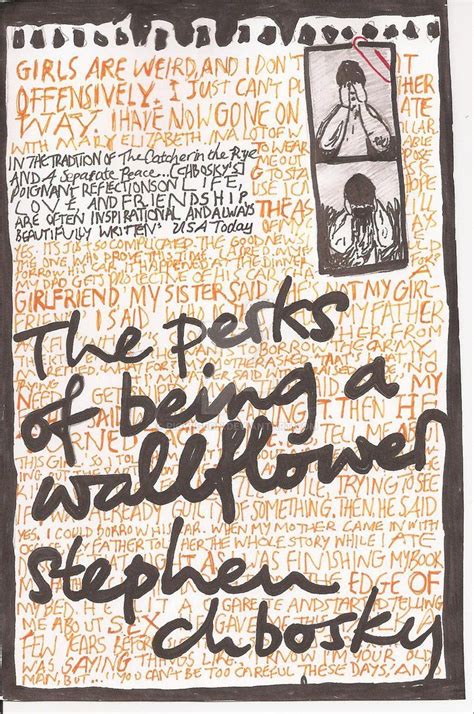 The Perks Of Being A Wallflower Book Cover Drawing By Pigwigeon Reading