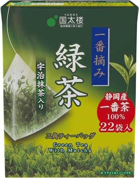 Kunitaro Green Tea With Uji Matcha Tea Bag 22 Pcs 396g