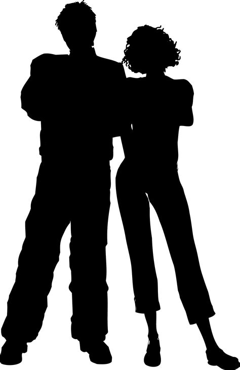 people silhouettes_10 | Man and woman silhouette, Cross silhouette, Silhouette people