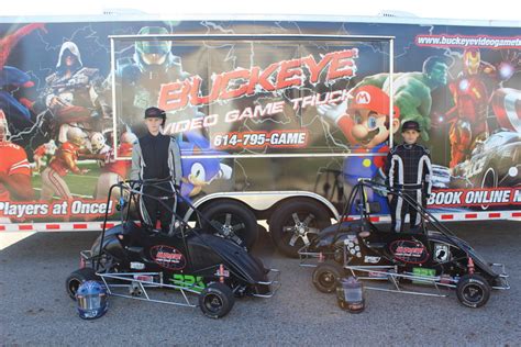 Gaming is the way to go!! Buckeye Video Game Truck Sponsor Quarter Midget Racing Team