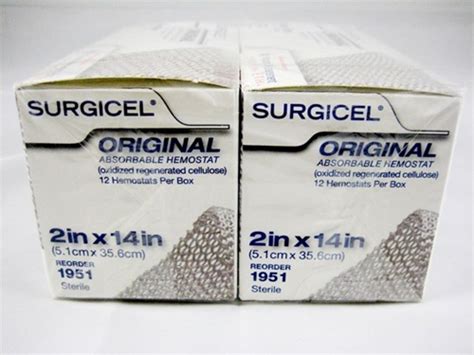 Surgicel Absorbable Hemostat 2 X14 By Ethicon Welcome To Eye Care