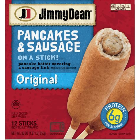 Jimmy Dean Pancake And Sausage Stick 12 Ct Gj Curbside