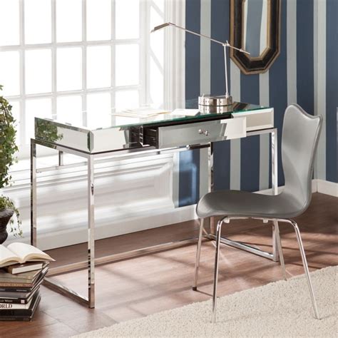 Harper Blvd Adelie Mirrored Writing Desk Free Shipping Today