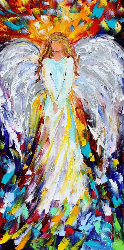 Angel Print Angel Art Angel Of Hope Giclee Print On Canvas Etsy