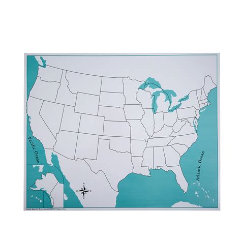 United States Unlabeled Map Usa Map United States Map Unlabeled Printable Printable Us
