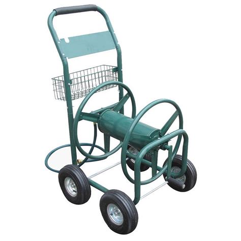 Liberty Garden Products Lbg 872 2 4 Wheel Hose Reel Cart Holds Up To