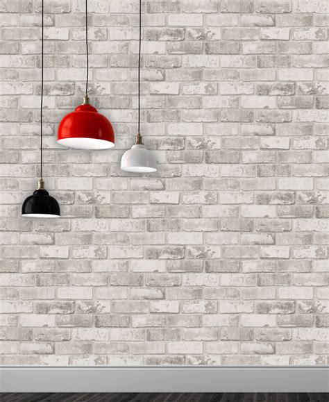 Brick Effect Wallpaper Slate 3d Weathered Stone Realistic
