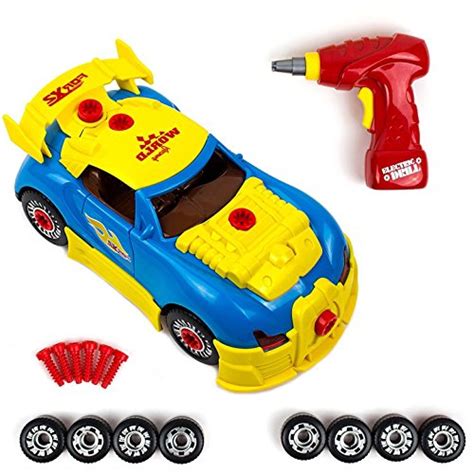 Buy Take Apart Toy Racing Car Kit For Kids 30 Pieces With Engine