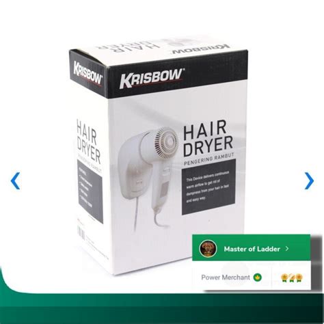 Jual Om Krisbow Hair Dryer Blower Pengering Rambut Shopee Indonesia