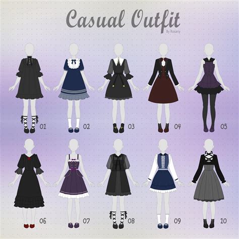 Closed Casual Outfit Adopts 26 By Rosariy On Deviantart