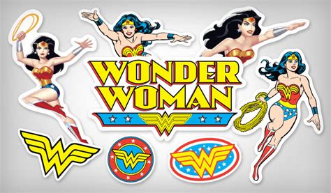 Wonder Woman Stickers Stickeryou Products Stickeryou