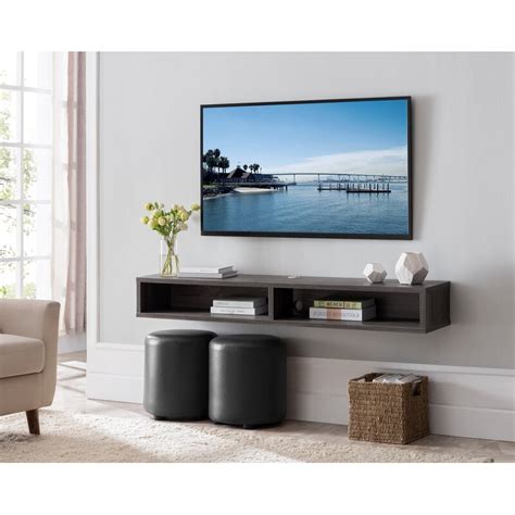 Wrought Studio Keiper Solid Wood Floating Tv Stand For Tvs Up To 70