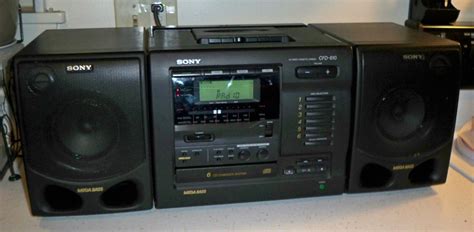 Sony Cfd 610 Am Fm Stereo 6 Cd Changer Player Cassette Player Boombox