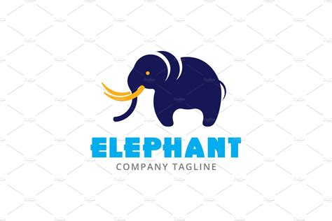 Elephant Brand Logo | Branding & Logo Templates ~ Creative Market gambar png