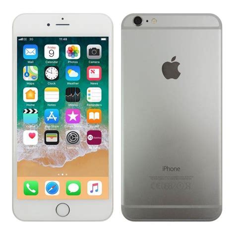 Apple Iphone 6 Plus A1524 16gb 8mp Smartphone Mobile Silver Unlocked