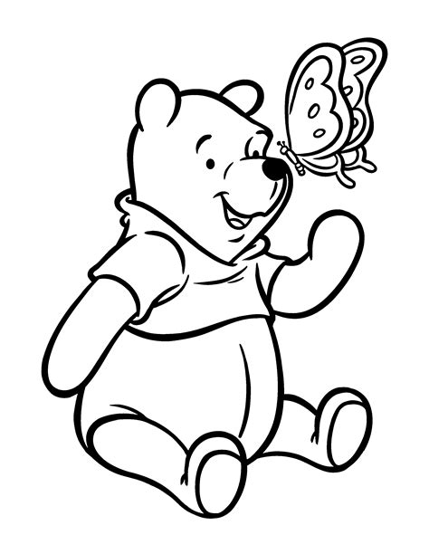 Your child surely loves cartoons, so, how about coloring pages that feature cartoons? Pooh Bear Pictures Free | Free download on ClipArtMag