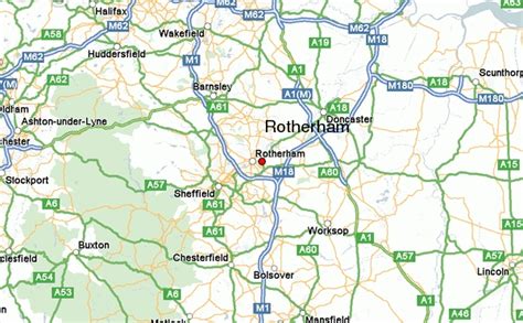 Rotherham Map And Rotherham Satellite Image