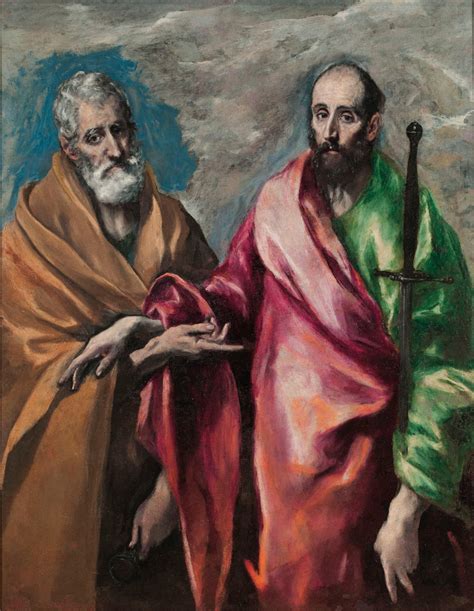 Up to three services or indoor events per week, with up to 50 participants; El Greco: Peter and Paul