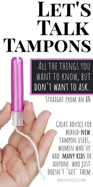 Tampon Facts For New And Learning Users
