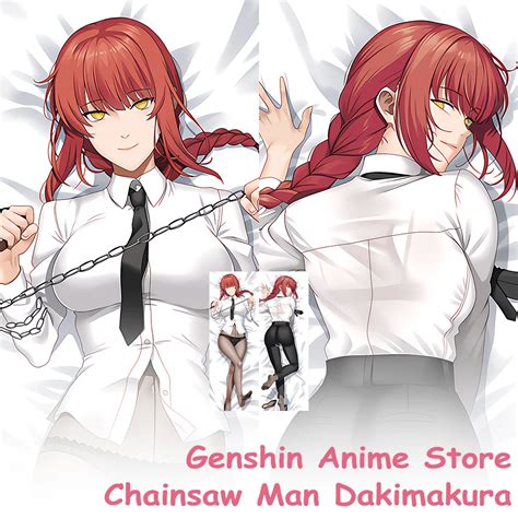 Chainsaw Man Dakimakura Anime Makima Cosplay Body Pillow Case Double