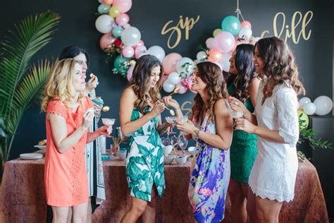 Sip Snack Chill Party Bridal Shower Ideas 100 Layer Cake