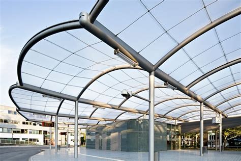 Bus Station Hamburg Poppenbüttel Etfe Membrane Roof Membrane Roof