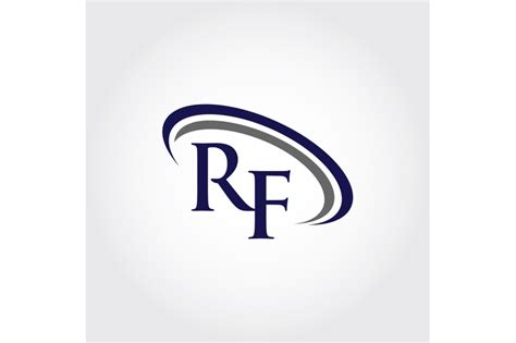 Monogram Rf Logo Design By Vectorseller Thehungryjpeg