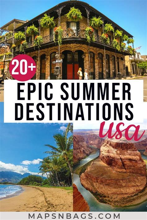Best Summer Vacations In The Usa Summer Travel Destinations Best