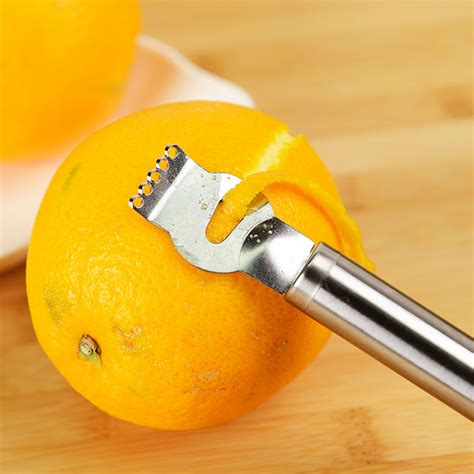 And how do you do it with the tools you already have in your kitchen right this tip: Lemon Zester Citrus Grater Stainless Steel Lime Zest Tool Artisan Fine Chef New | eBay