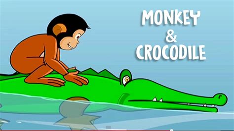 Panchatantra Tales Monkey And Crocodile Animated Cartoon Stories