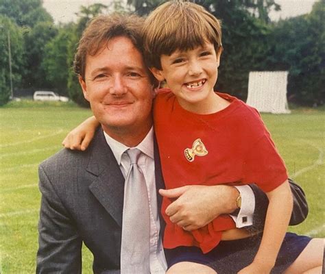Piers Morgan Shares Childhood Photos Of Lookalike Son Spencer Following