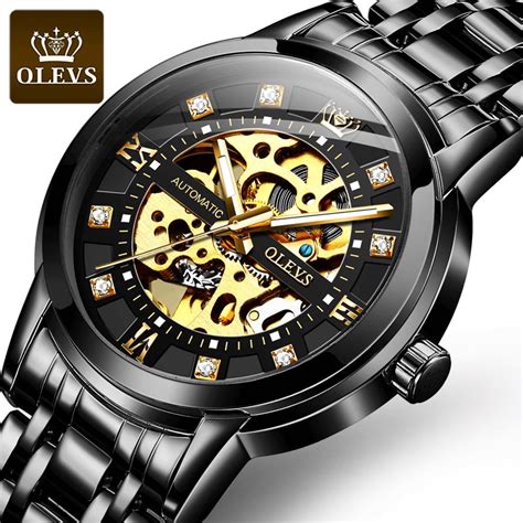 Automatic Mechanical Wrist Watch Olevs Watches