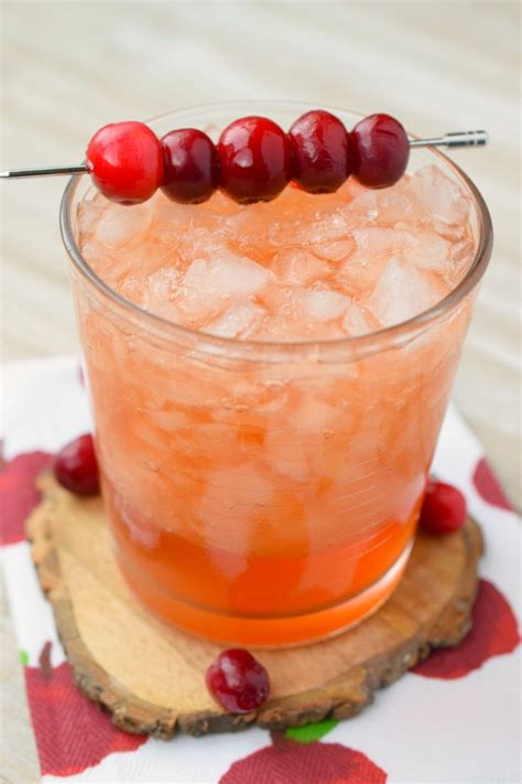 Cranberry Whiskey Apple Cider Cocktail Snacks And Sips