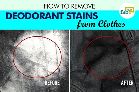 How To Remove Deodorant Stains From Clothes Fab How