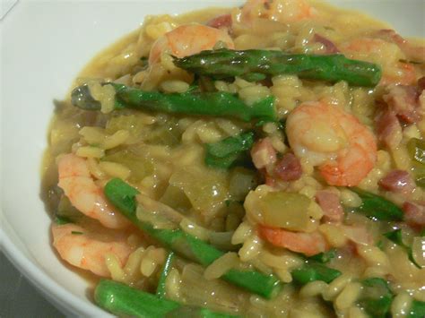 Prawn And Asparagus Risotto Gastronomy Domine