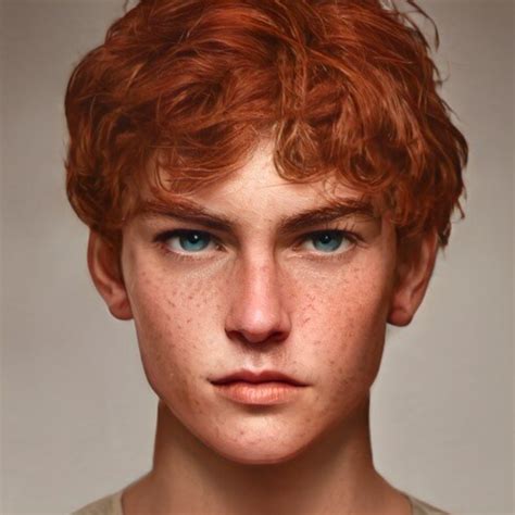 Pin By Sophia Douglas On Faces Character Portraits Red Hair Boy