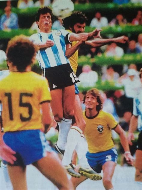 Daniel Passarella Argentina Vs Brasil 1982 Seleccion Argentina De Futbol Argentina Mundial