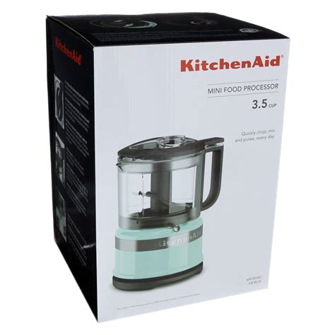 Kitchenaid 35 Cup Mini Food Processor Ice Blue Shop Appliances At H E B