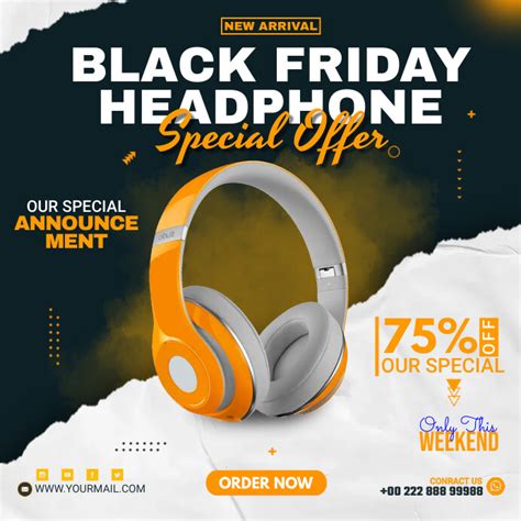 Black Friday Sale Ad Template Postermywall