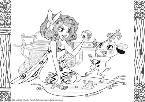 80 Mia And Me Coloring Pages To Print Gincoo Merahmf