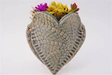 Ceramic Wall Pocket Flower Herb Plant Holder Tiny Wall Vase