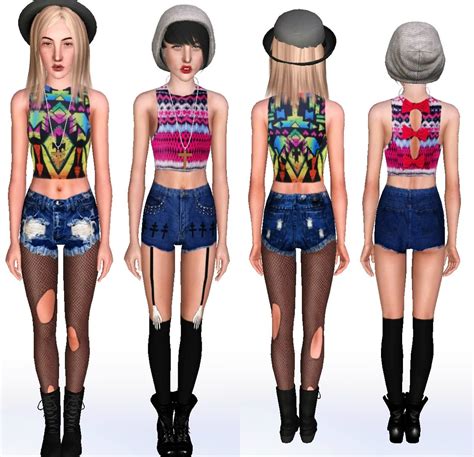 The Sims 3 Cc Clothes Skirts Caqwealoha