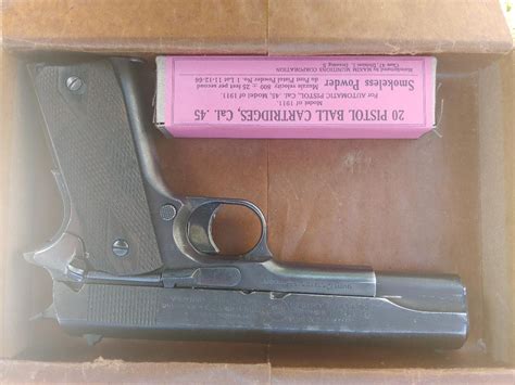 Ithaca 1911a1 1945 Production 1911forum