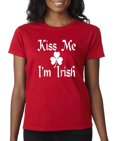 Kiss Me Im Irish T Shirt St Patricks Day T Shirt Designerteez