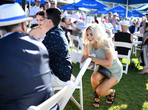 Melbourne Cup Doomben Racecourse Drunk Punters Party In Brisbane