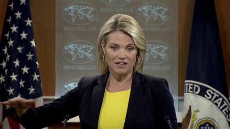 Department Of State Press Briefing With Spokesperson Heather Nauert