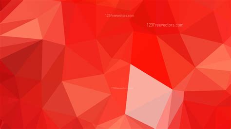 Abstract Red Polygon Background