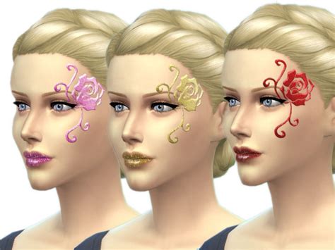 The Sims Resource Night Dream Face Paint By Altea127 • Sims 4 Downloads