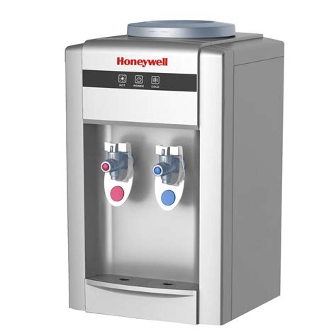 Honeywell In Hot And Cold Tabletop Water Cooler Dispenser In Silver Hwb S The Home Depot