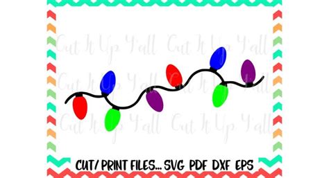Vector illustrations, packs, icons and more. Christmas Lights Svg/ Holiday Lights/ Christmas Clipart ...